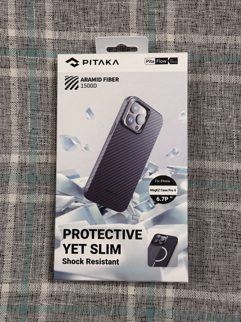 全新)正版Pitaka MagEZ Case Pro 4 For iPhone 15 Pro Max (6.7