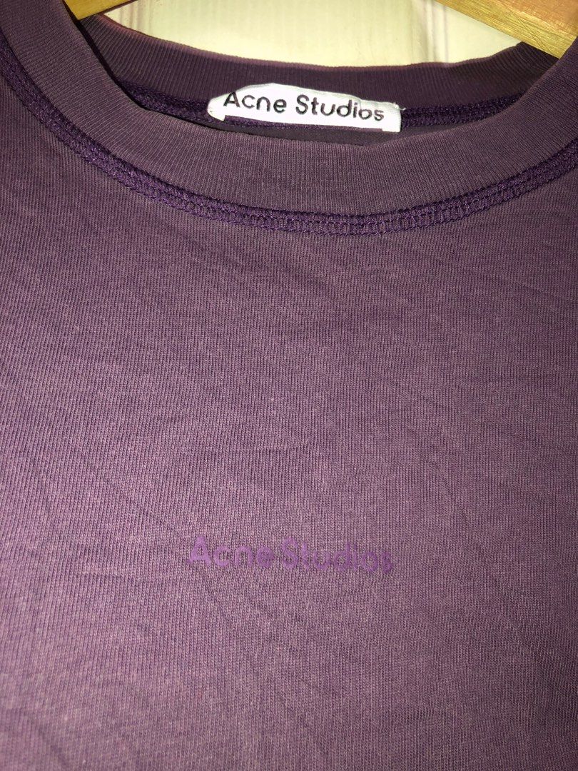 Acne studios basic logo purple shirt medium 22x27.5 (Category: Tshirts & Polo Shirts ) located in Manila. Submitted by marisianshop (Listing ID 1259590766, Image 2). Description: Acne studios basic logo purple shirt medium 22x27.5.
