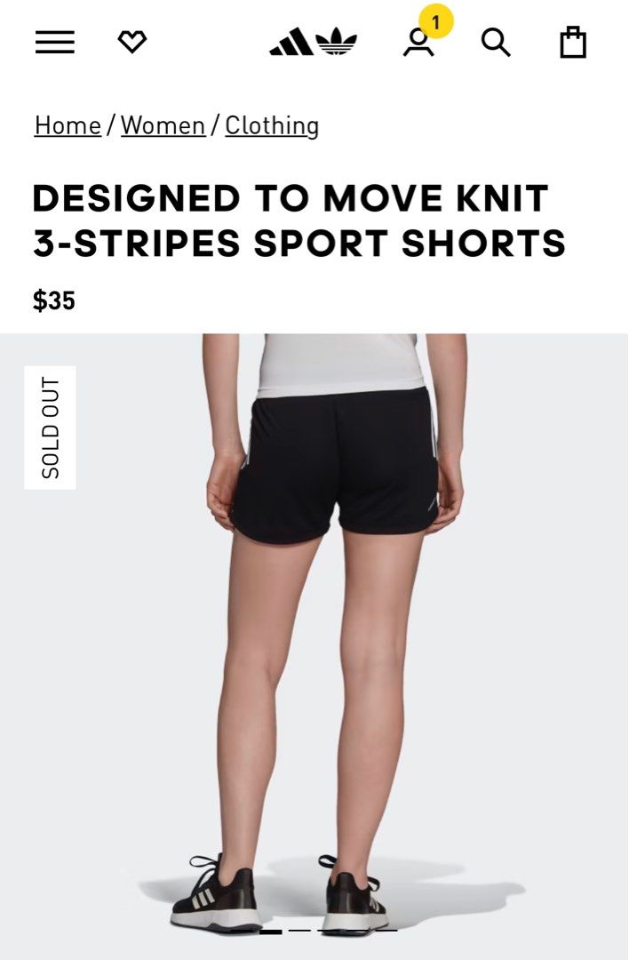 Women's adidas designed shop 2 move knit shorts