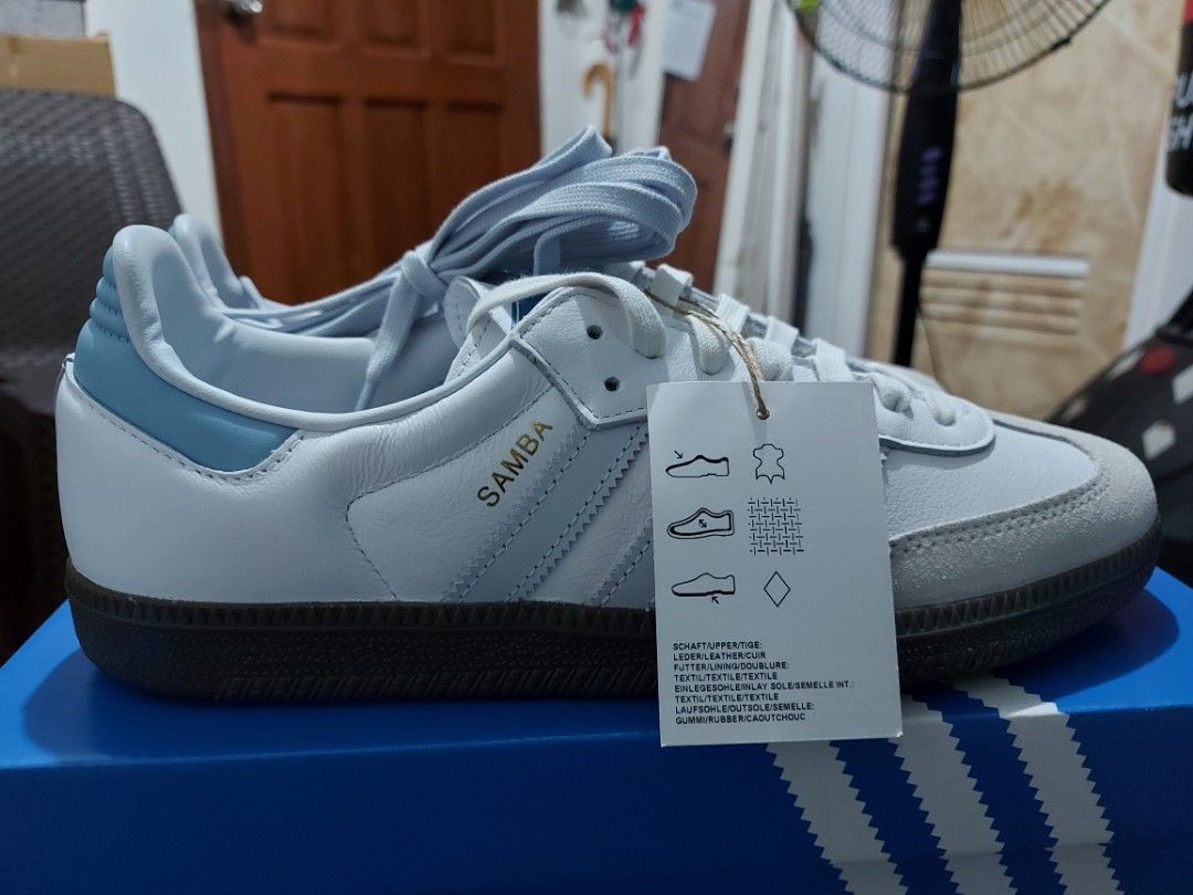 Adidas Samba OG (Category: Sneakers) located in Mandaluyong City. Submitted by mcvon (Listing ID 1259503146, Image 2). Description: For Sale!!! Adidas Samba OG "Halo" Sz.9US BRAND NEW & ORIGINAL.
