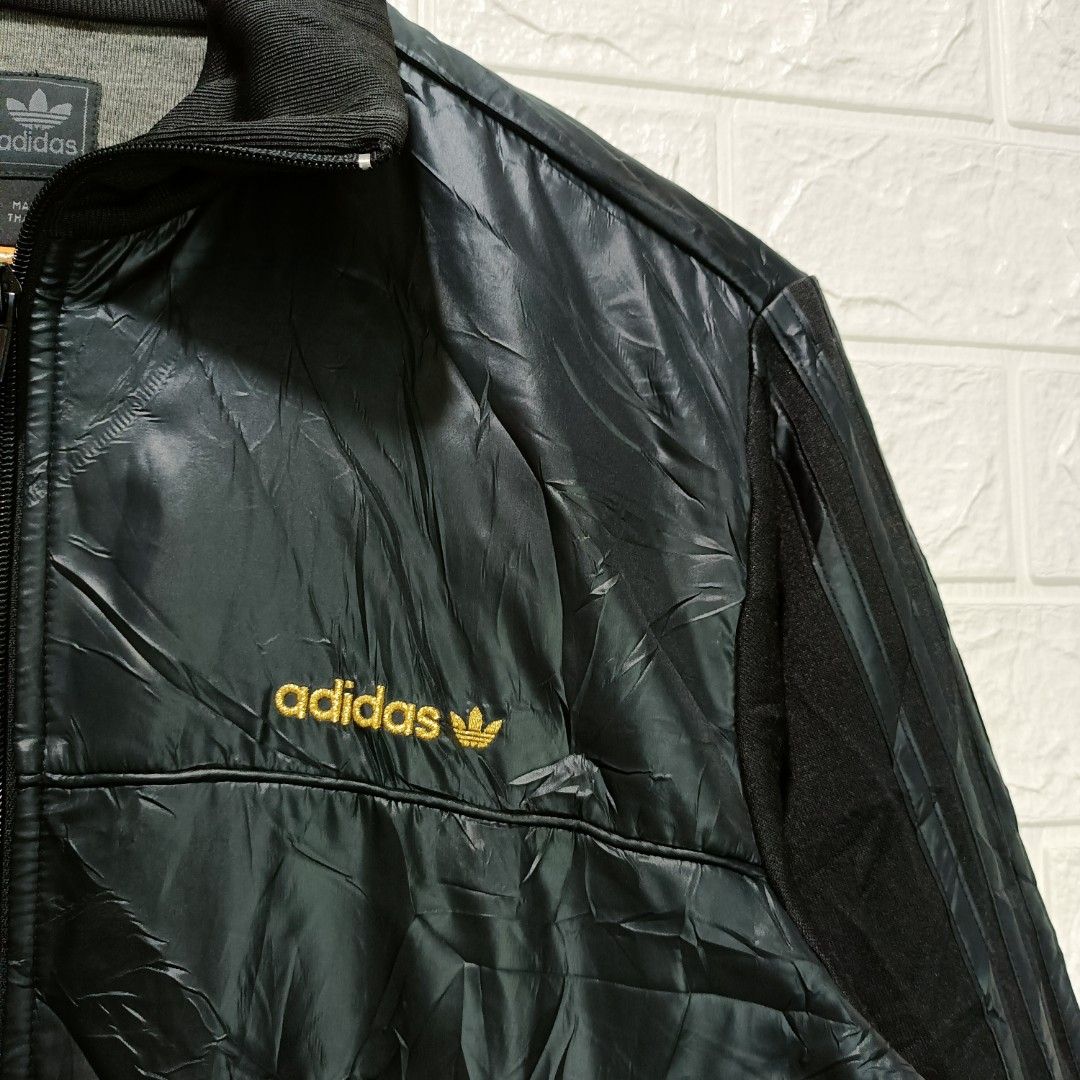 adidas chile 20 heavyweight hooded bomber jacket