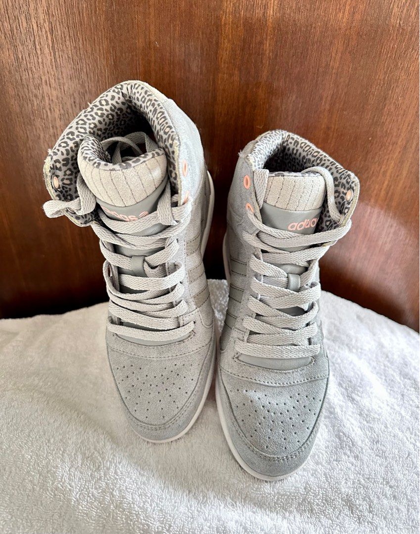 Adidas neo wedge grey cheap