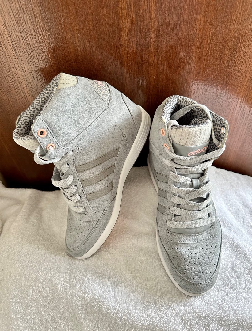Adidas neo super high-top top wedge sneaker - womens