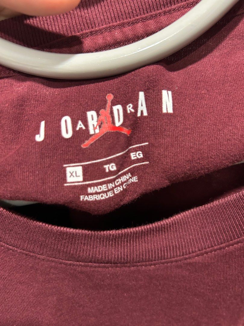Maroon shop jordan shirt