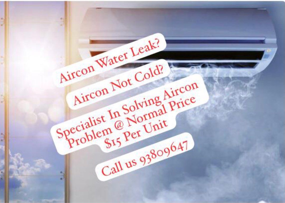 Aircon ServiceAircon Water LeakAircon Not ColdAircon Chemical Wash