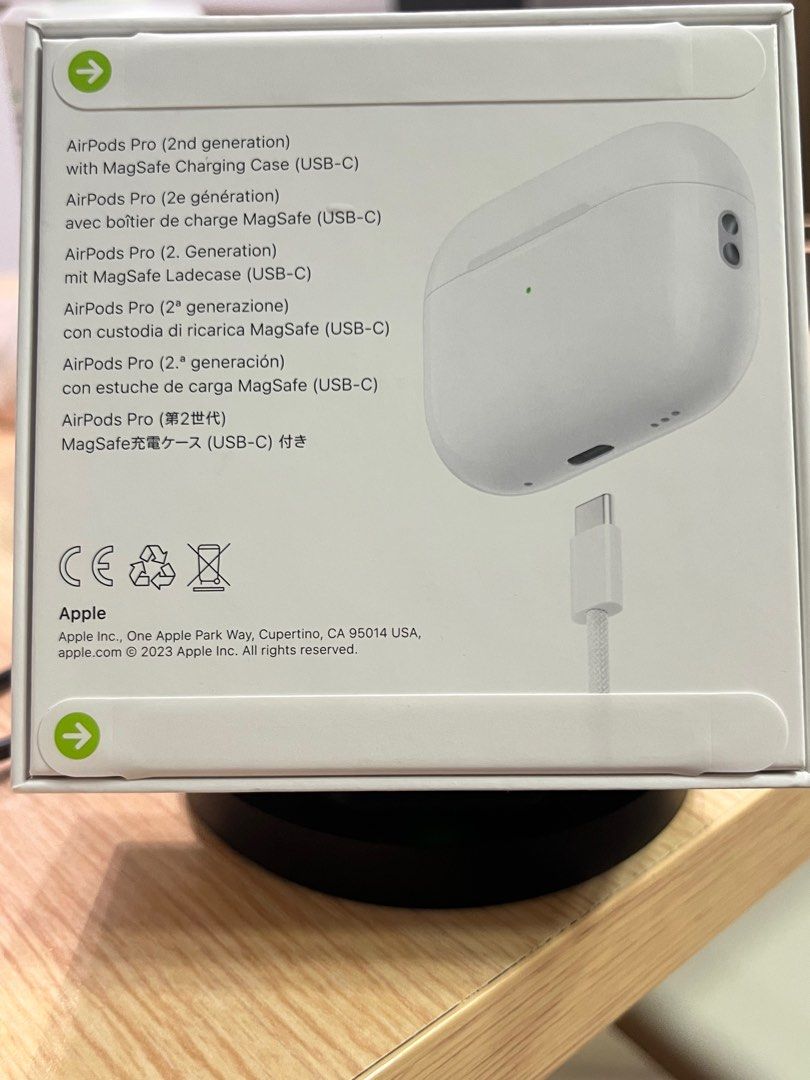 AirPods Pro (第2 代) 配備MagSafe 充電盒(USB‑C), 音響器材, 耳機