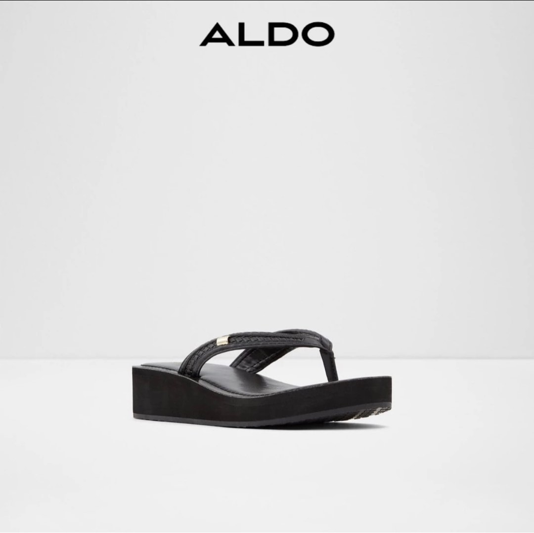 aldo nude wedges