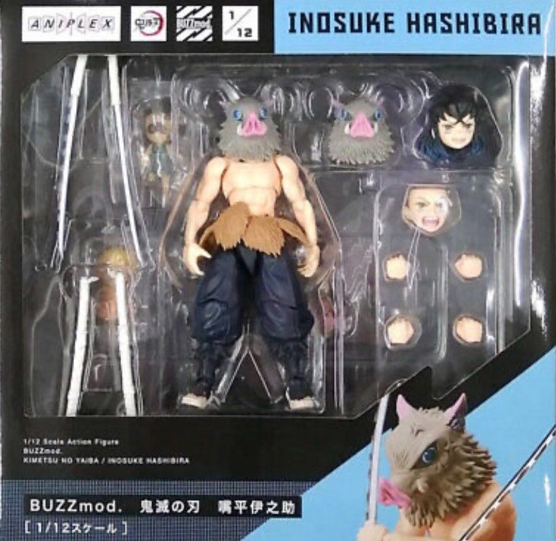 Aniplex Buzzmod. 1/12 鬼滅之刃嘴平伊之助豬頭Inosuke Hashibira