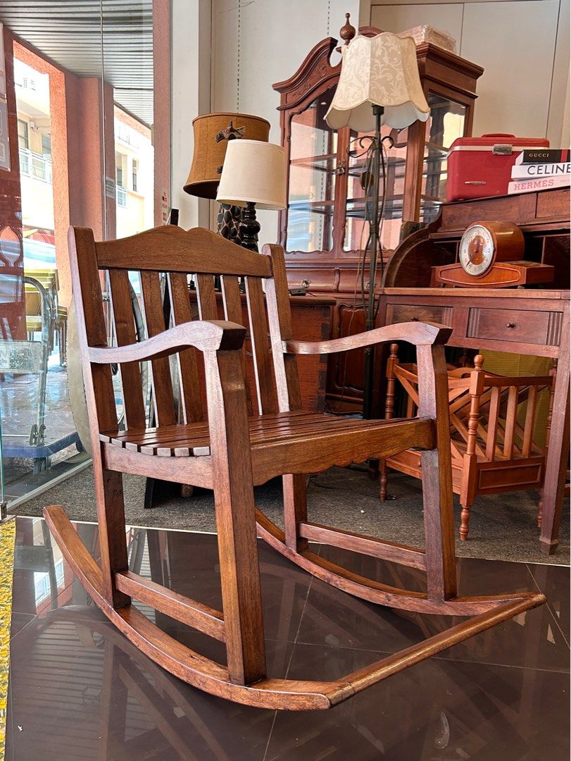 Solid wood rocking chair deals