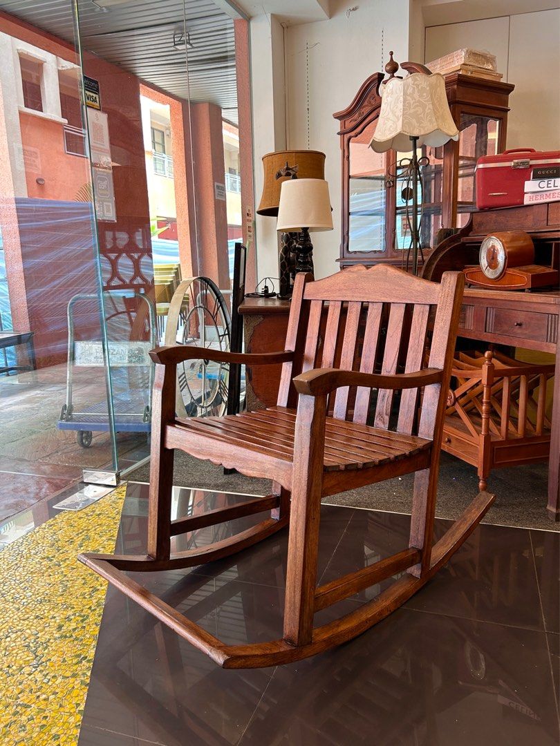 Adult wooden best sale rocking chair