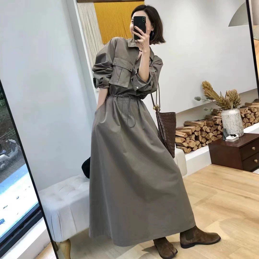 Army Green Cargo Dress, Women's Fashion, Dresses & Sets, Dresses on  Carousell