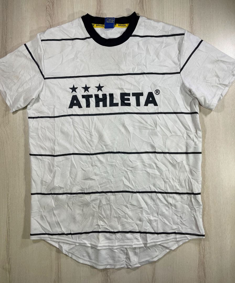 Athleta Stripes Tee #DG Used, Men's Fashion, Tops & Sets, Tshirts