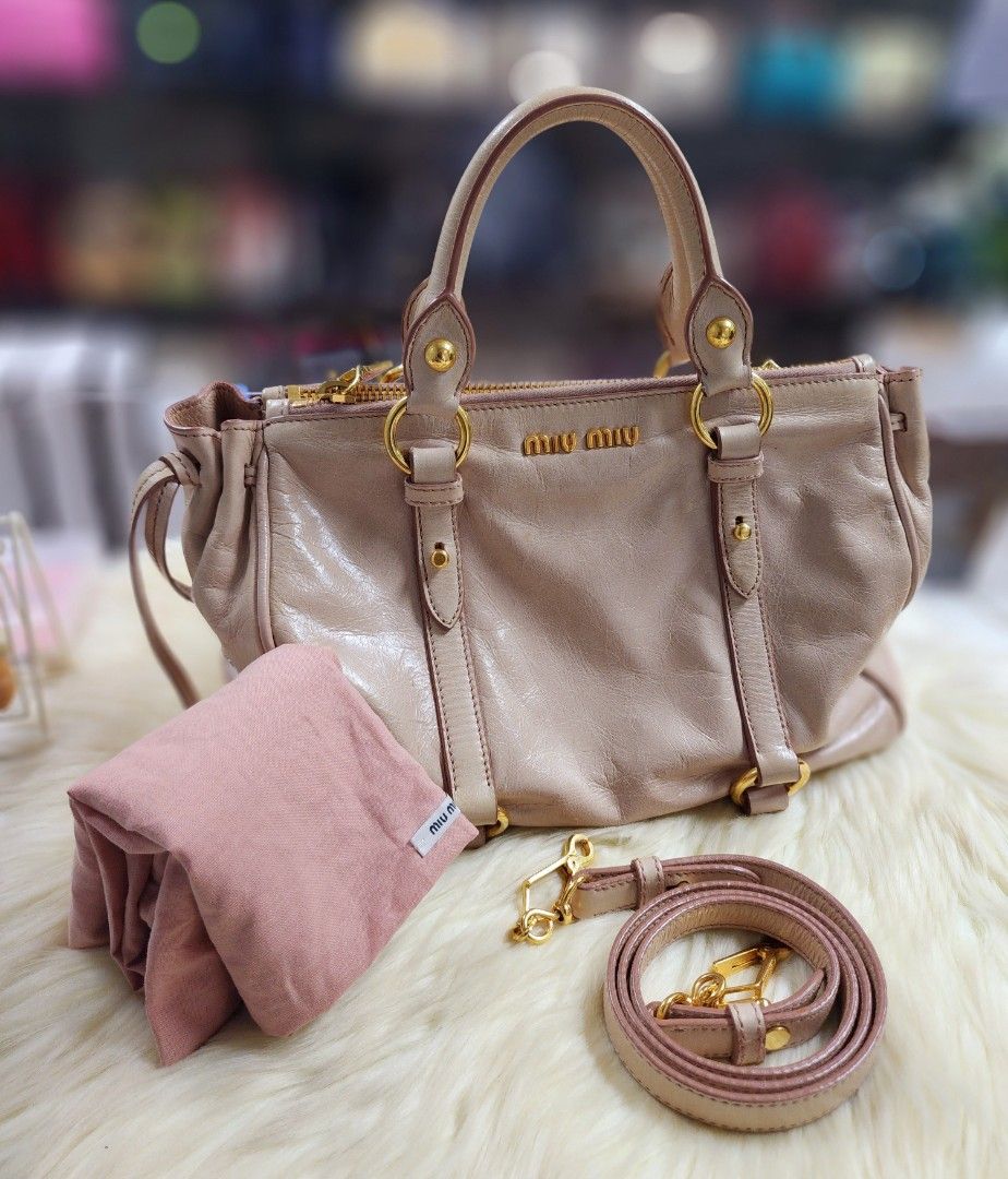 Miu Miu Bag - Hot pink, Luxury, Bags & Wallets on Carousell