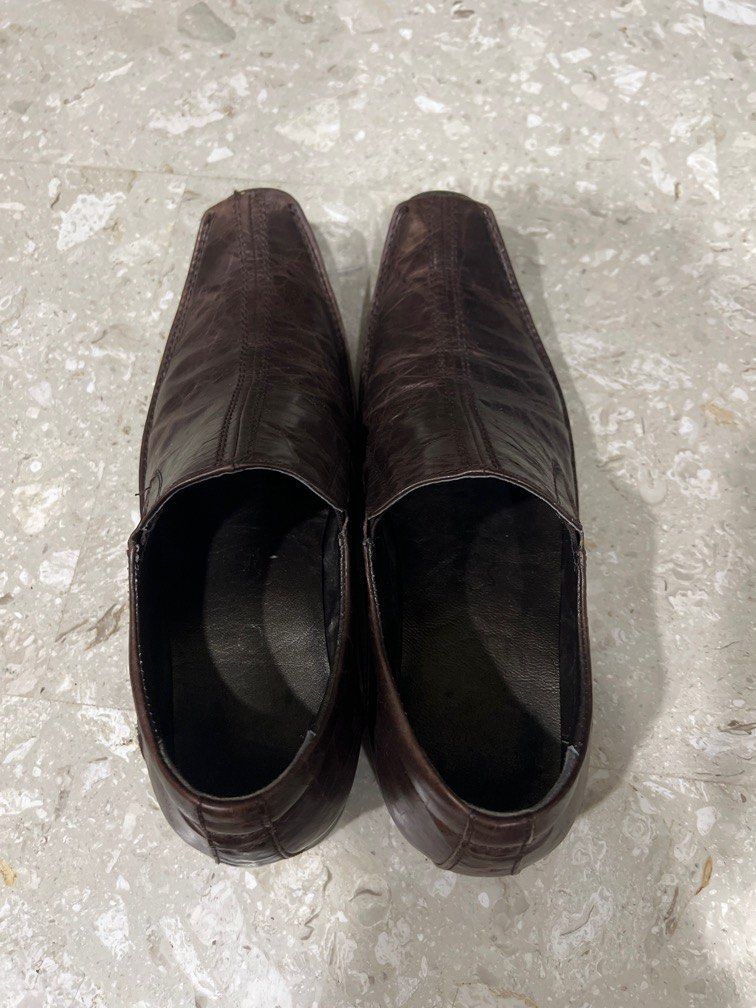 Authentic Aldo Men Dress Shoes with Distressed Leather Men s