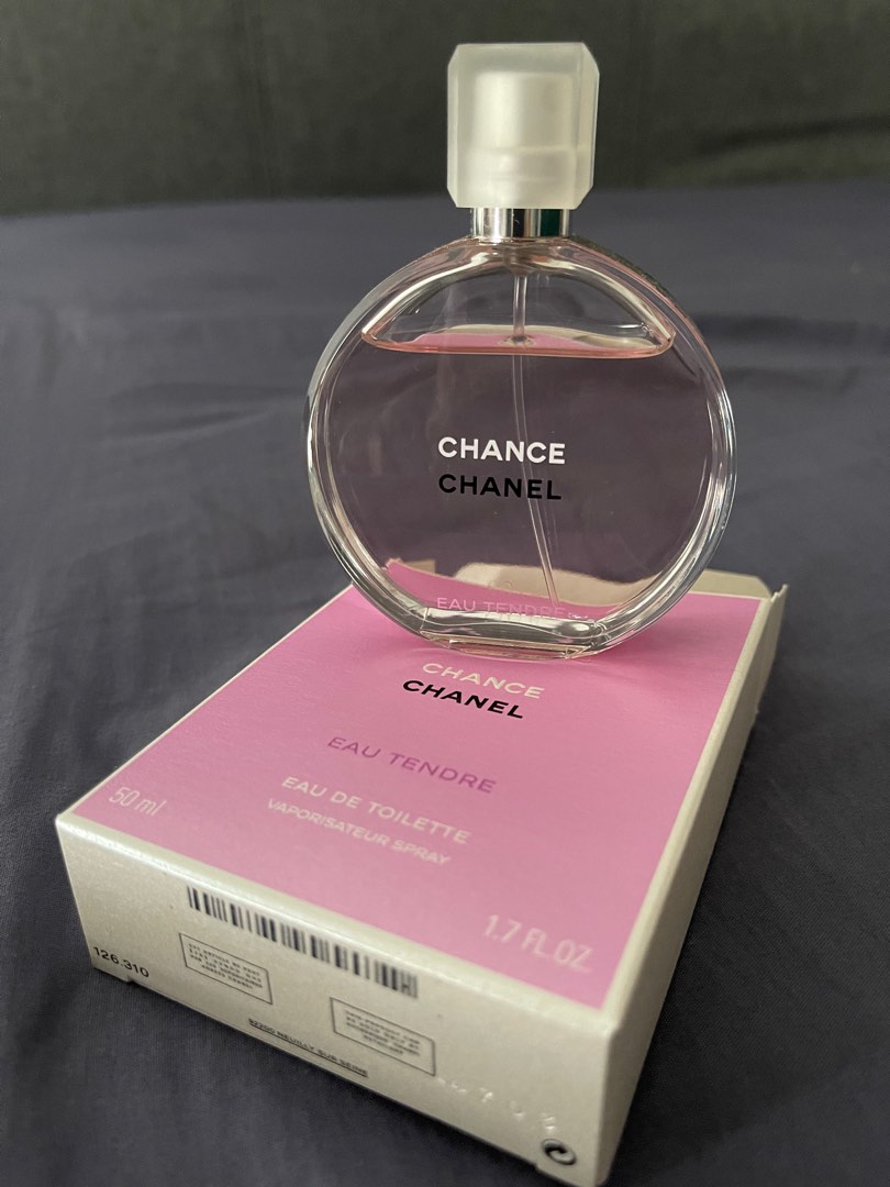 Authentic Chanel Chance Eau Tendre, Beauty & Personal Care
