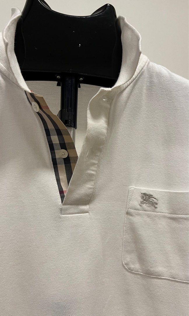 Burberry long deals sleeve polo