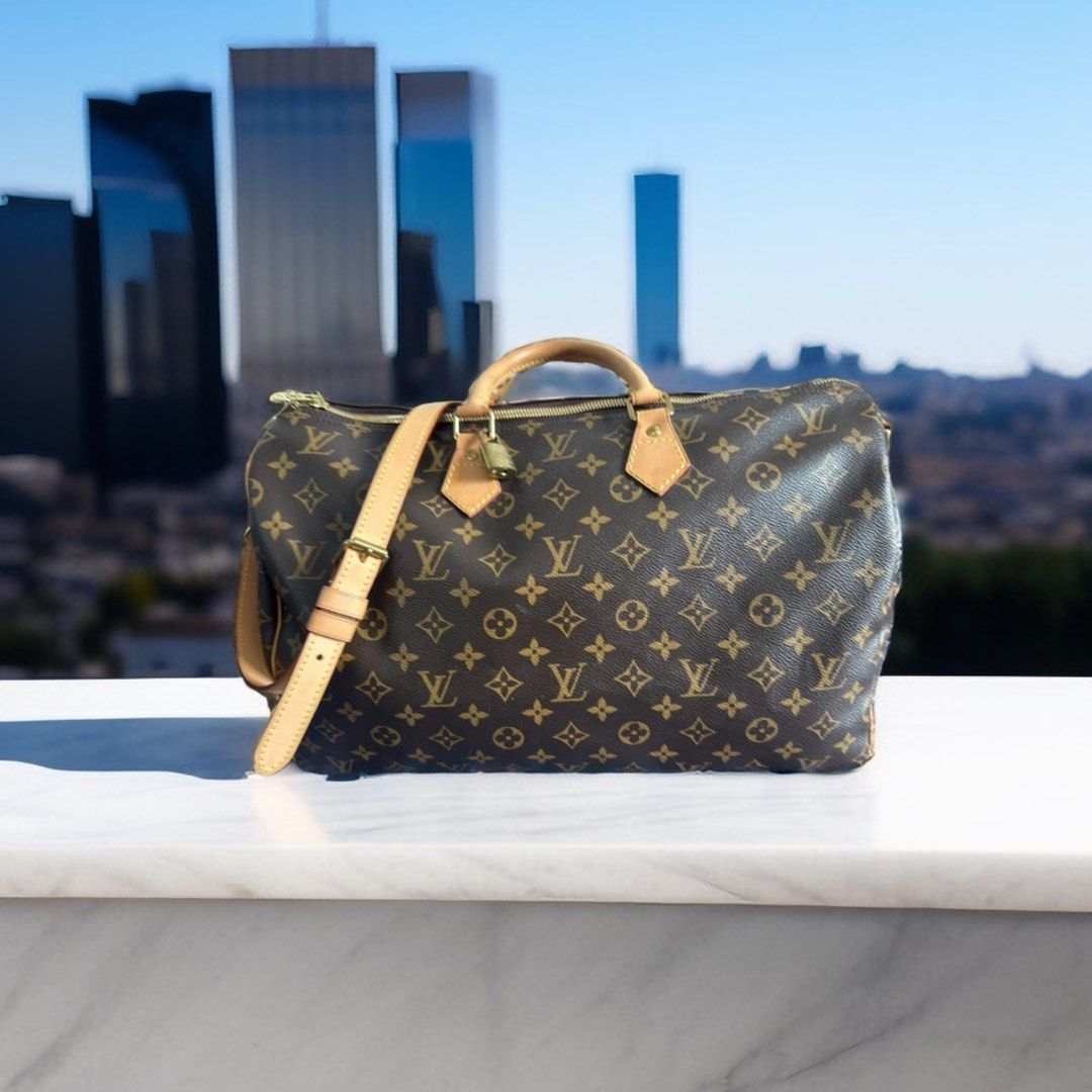 Pre-Owned Louis Vuitton Speedy Bandouliere 40 Shoulder Bag Boston