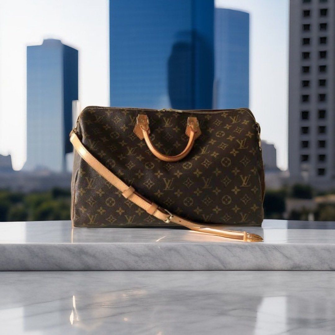 Authentic Louis Vuitton Speedy 40 Bandouliere, Luxury, Bags