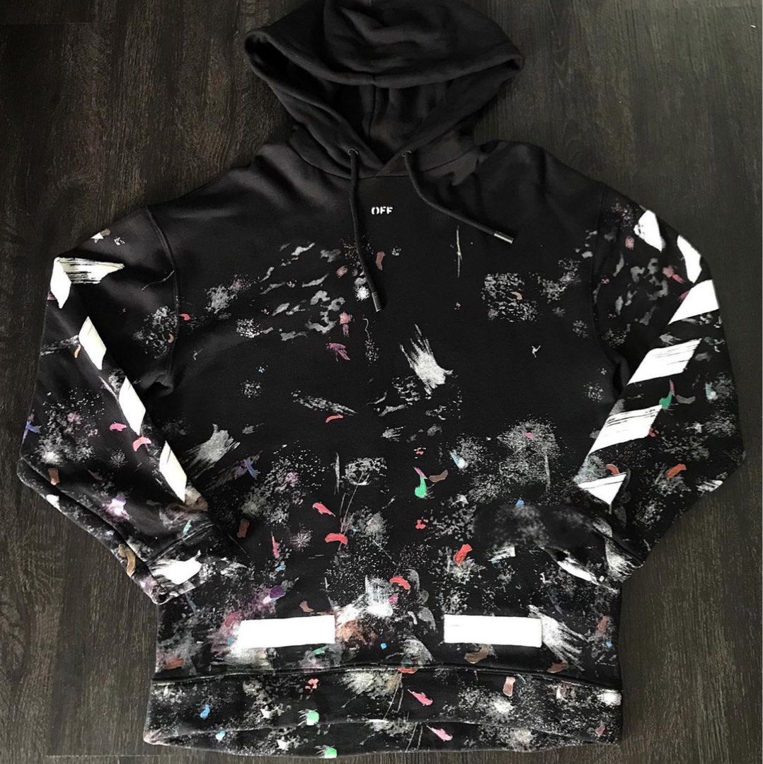 Fake off 2024 white galaxy hoodie