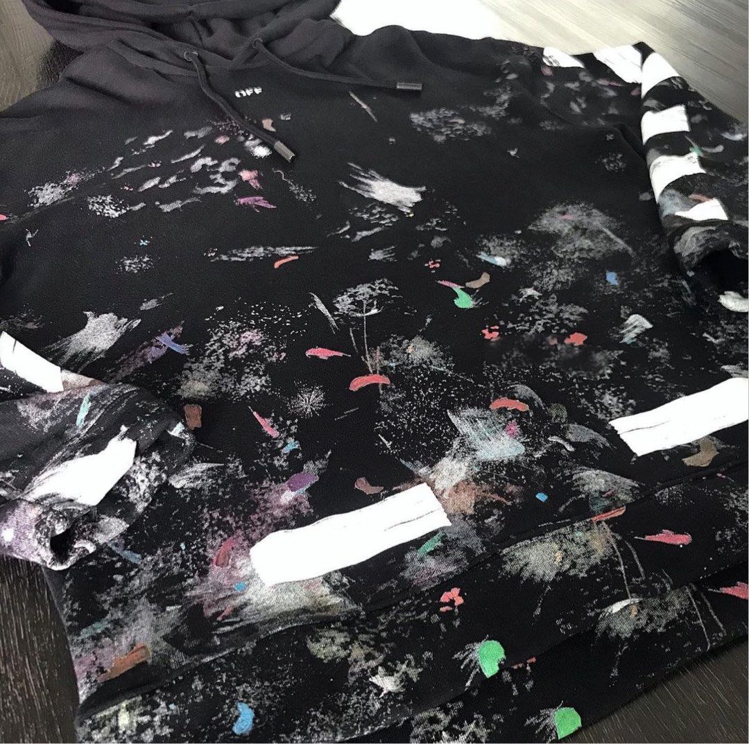 Fake off sale white galaxy hoodie
