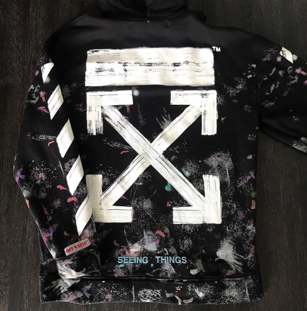 AUTHENTIC OFF WHITE GALAXY HOODIE Luxury Apparel on Carousell