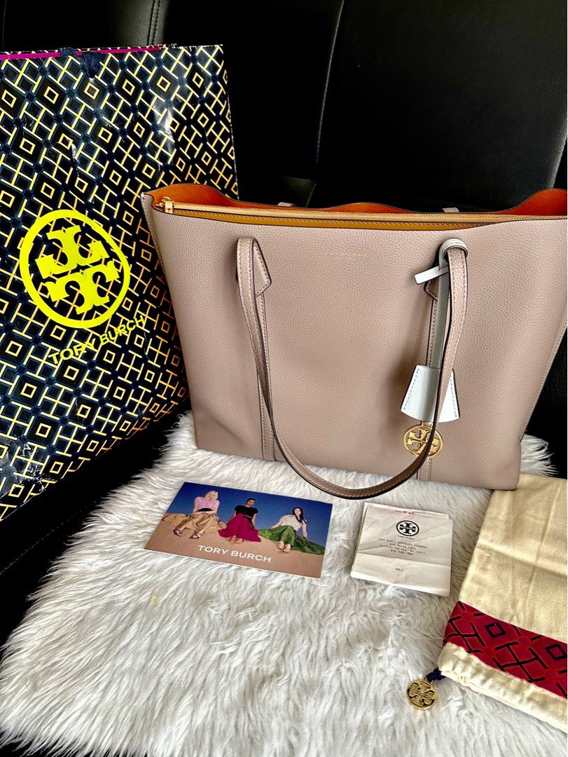 REVIEW* Tory Burch Perry Tote! What Fits, Mod Shots 