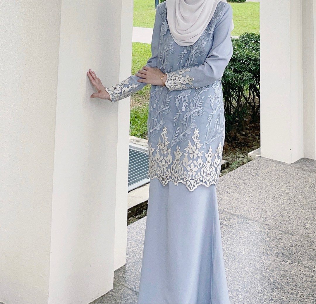 Baju lace muslimah best sale