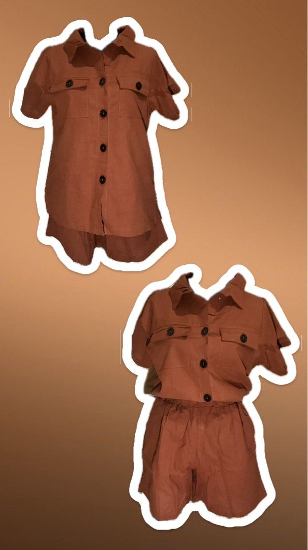 bangkok coordinates (Category: Sets or Coordinates) located in Cainta. Submitted by chickenmamidoodle (Listing ID 1259546868, Image 3). Description: Bangkok coordinates plus size (mannequin size medium when worn) fits up to 2xl (34 waist line) color:rust .