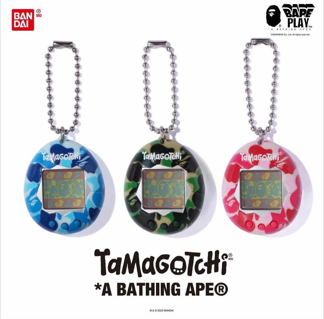 現貨1 set BAPE TAMAGOTCHI ABC CAMO ,A BATHING APE, 興趣及遊戲
