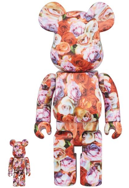 Bearbrick 400% + 100% MIKA NINAGAWA ROSE 玫瑰花Pink 粉紅色Medicom
