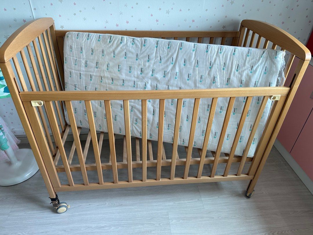 Beblum cot and mattress Babies Kids Baby Nursery Kids Furniture Cots Cribs on Carousell