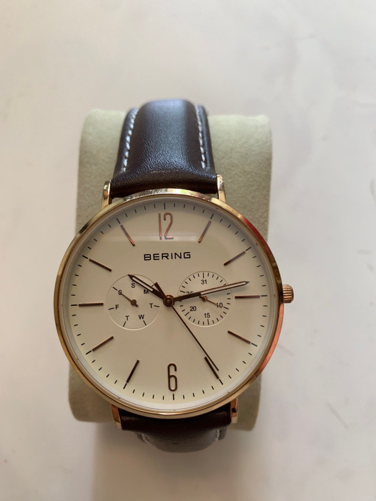 Bering watch brown strap Men s Fashion Watches Accessories Watches on Carousell