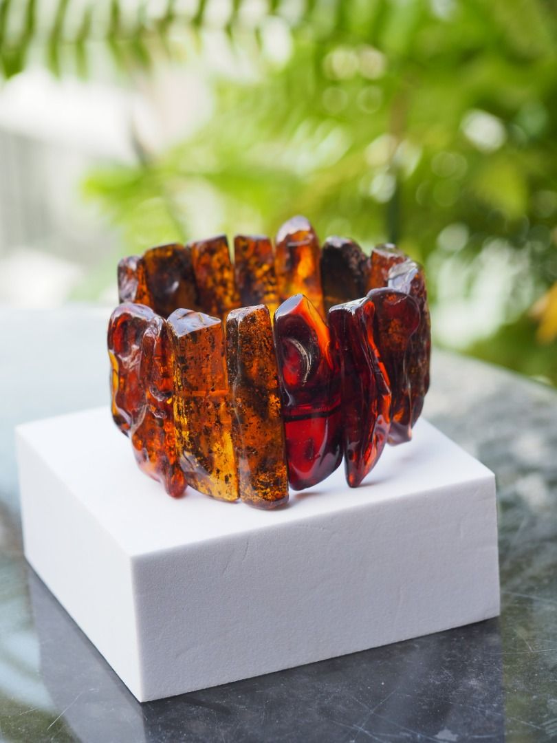 Raw amber bracelet outlet