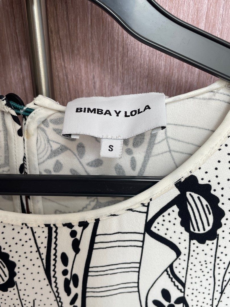 Dress Bimba y Lola Pink size S International in Cotton - 24076233