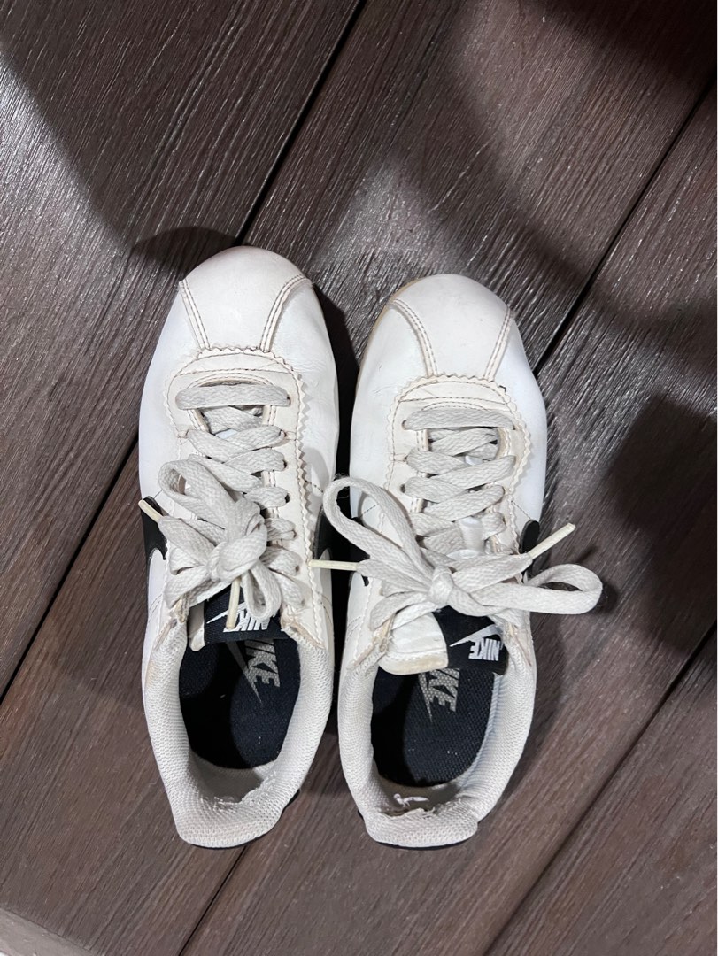 Black Nike Cortez Women s Fashion Footwear Sneakers on Carousell