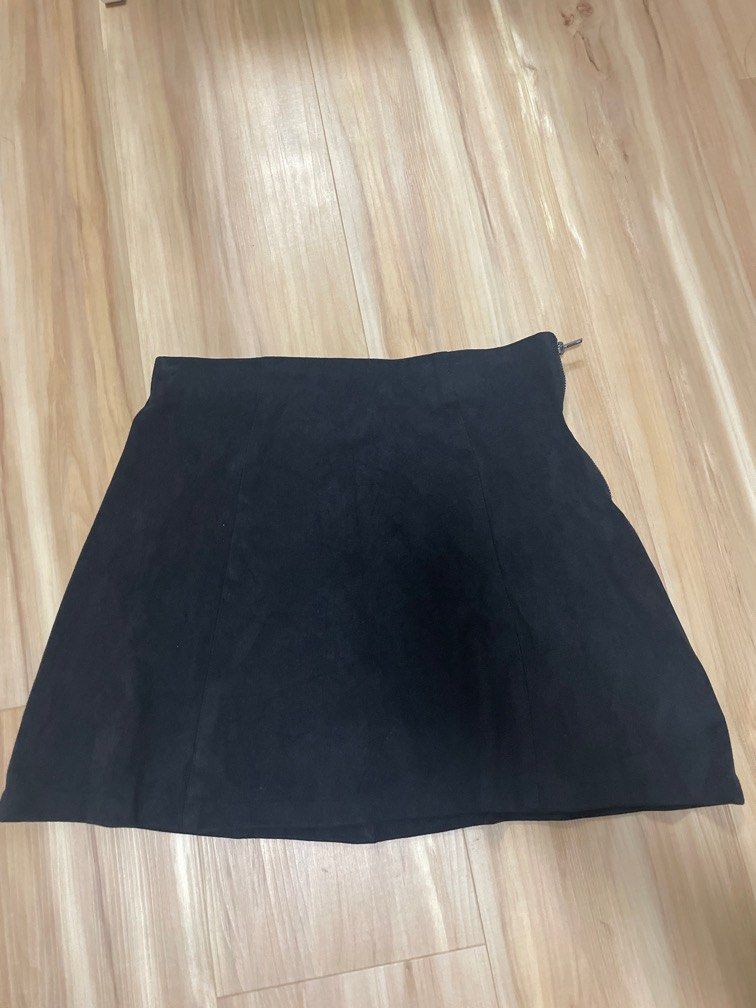 Black velvet brandy skirt outlet