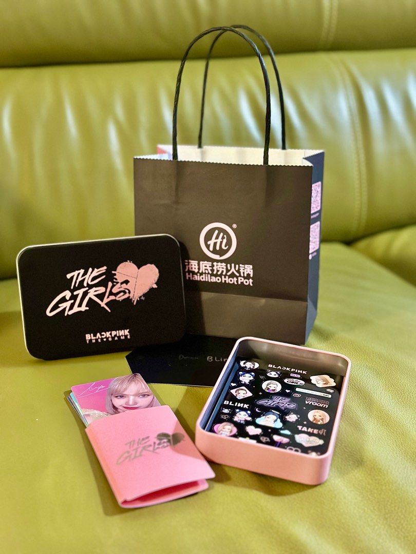 Blackpink the girls OST Tin Set HDL Merch with exclusive paper bag
