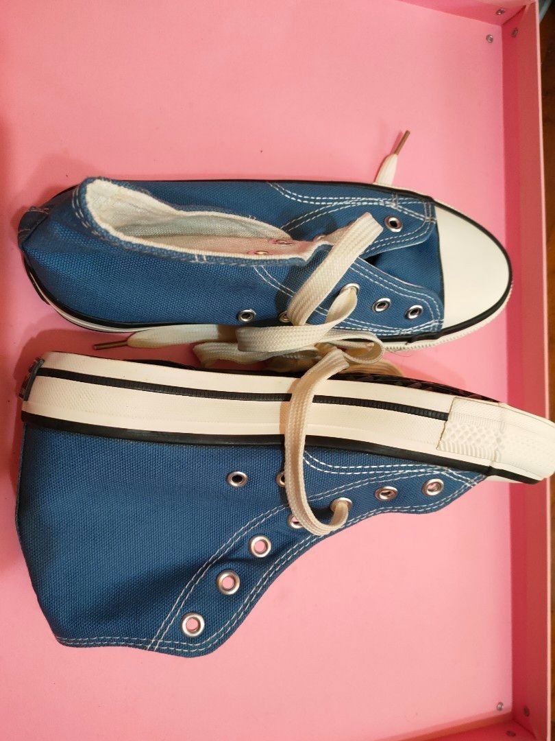 Red white and blue canvas shoes sale