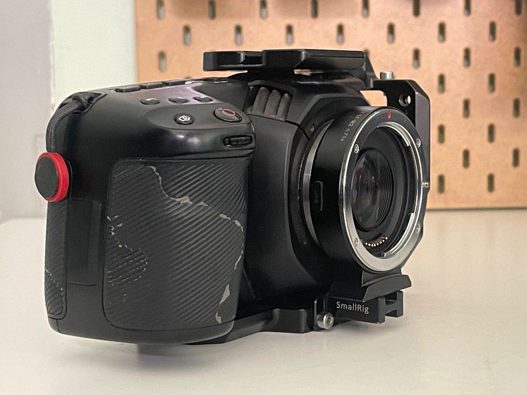 BMPCC4K + EF MOUNT SPEEDBOOSTER Blackmagic design pocket cinema