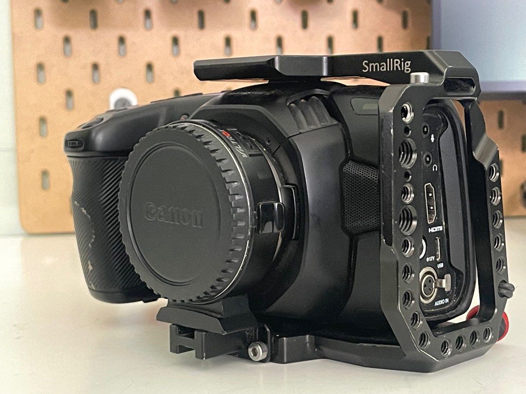 BMPCC4K + EF MOUNT SPEEDBOOSTER Blackmagic design pocket cinema