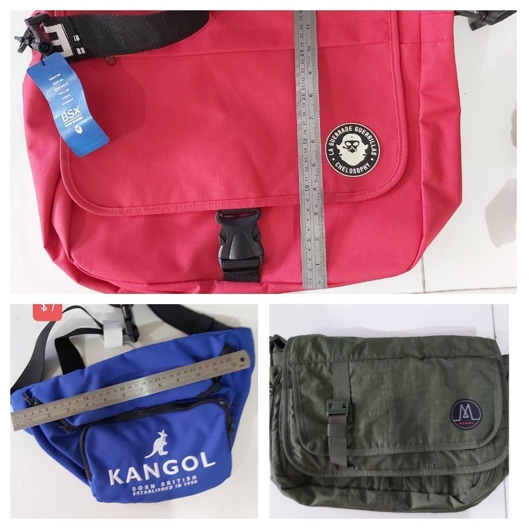 BN Messenger Bag/ waist bag Kangol, Moral, BSX, Men's Fashion