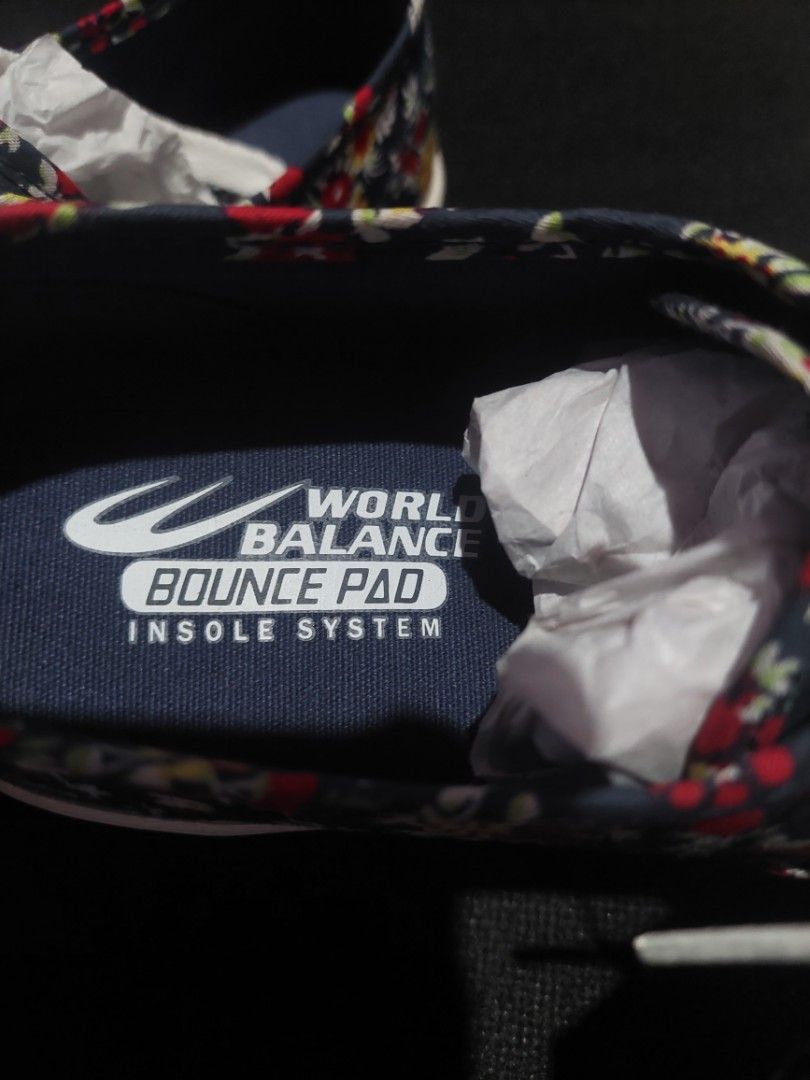 Brand new World Balance shoes (Category: Sneakers) located in Floridablanca. Submitted by rzdl. (Listing ID 1259563321, Image 2). Description: Selling this sneakers for 900, brought from SM for 1300. With tag pa. Di na nagamit. Change of mind ang may ari. Size: EU 35/US 5 Brand: World Balance Loc: Pampanga Mod: Sco PM for inquiries..