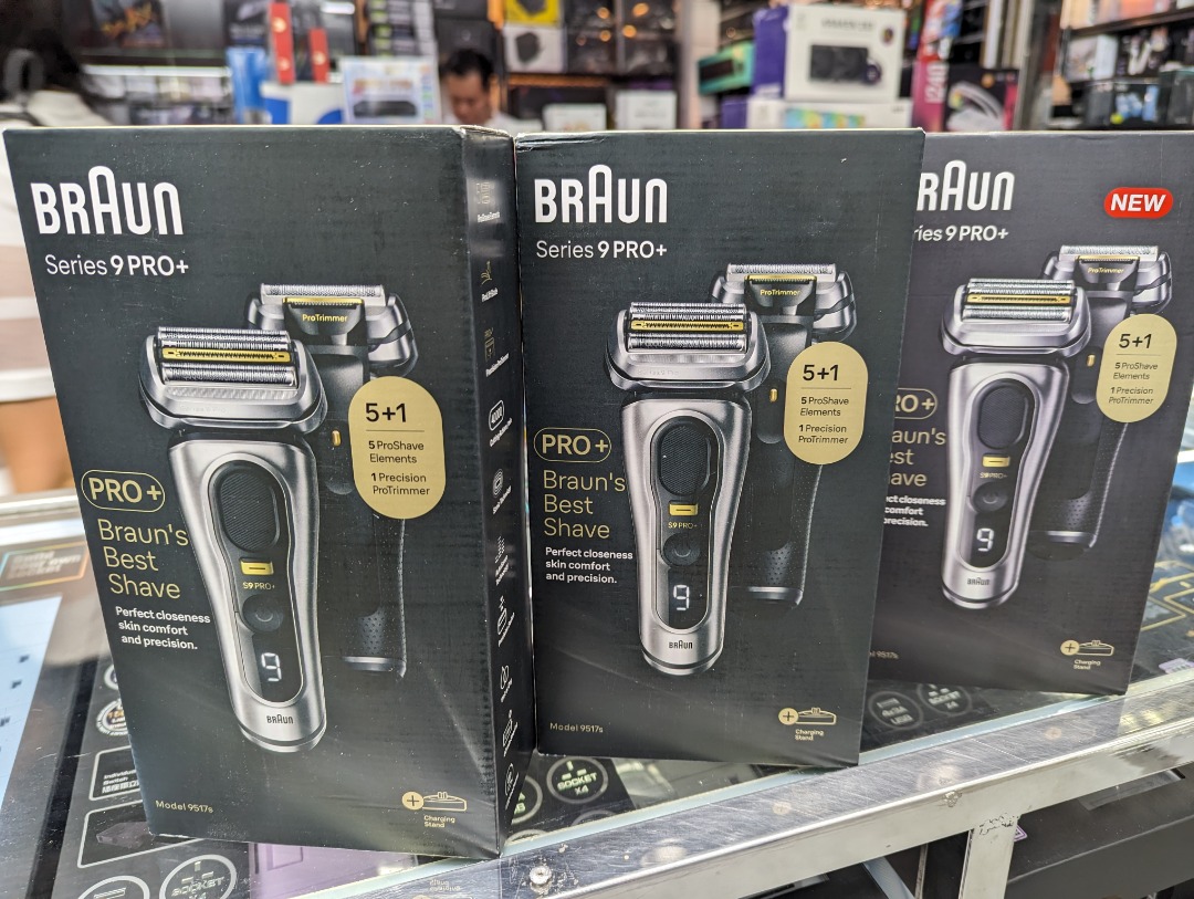 Braun 9517s 百靈Series 9 Pro+ (2023)乾濕兩用電動鬚刨9510s/9515s