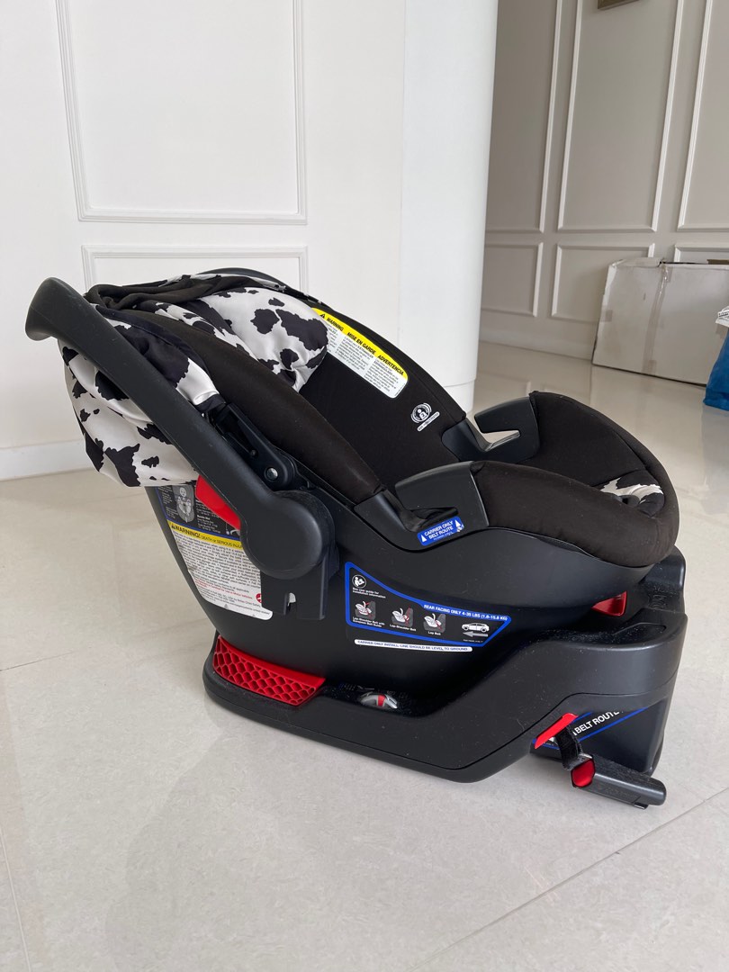 Britax cow print infant car seat on sale