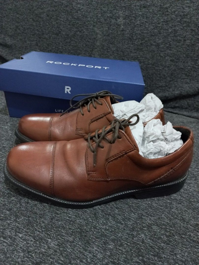Rockport men's charles road cap toe oxford hot sale
