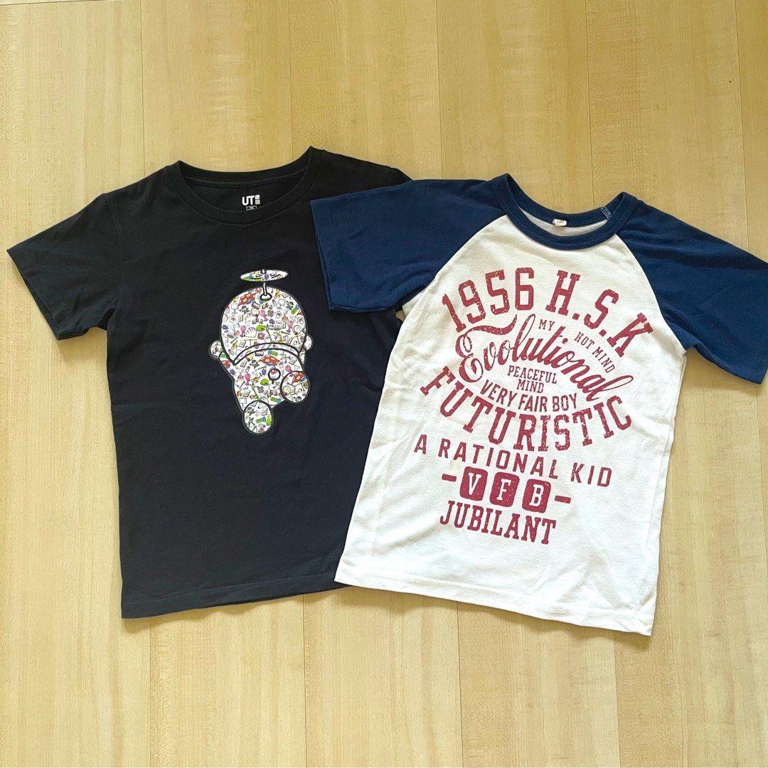 Bundle of 2 Kids' T-shirts (size 130) doraemon uniqlo nishimatsuya boys  tee, Babies  Kids, Babies  Kids Fashion on Carousell