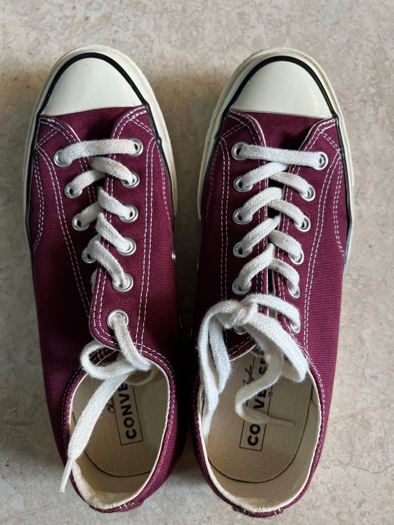 Burgundy Converse Chuck Taylor Men s Fashion Footwear Sneakers