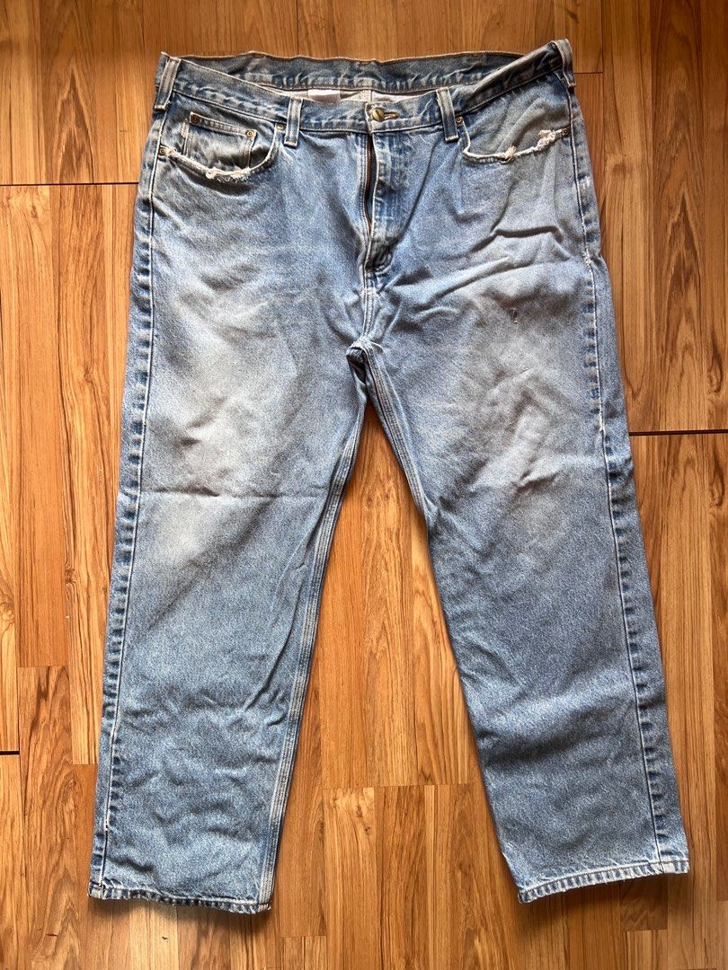Carhartt jeans pants maong (Category: Jeans) located in Quezon City. Submitted by diego25 (Listing ID 1259551204, Image 1). Description: Carhartt pants Size 40 Used 799 only Loc: Commonwealth .