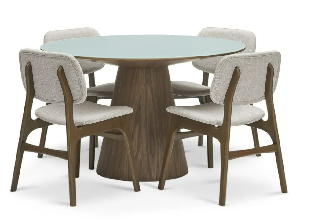 Castlery Theo Dining table set with 4 chairs, Furniture & Home Living