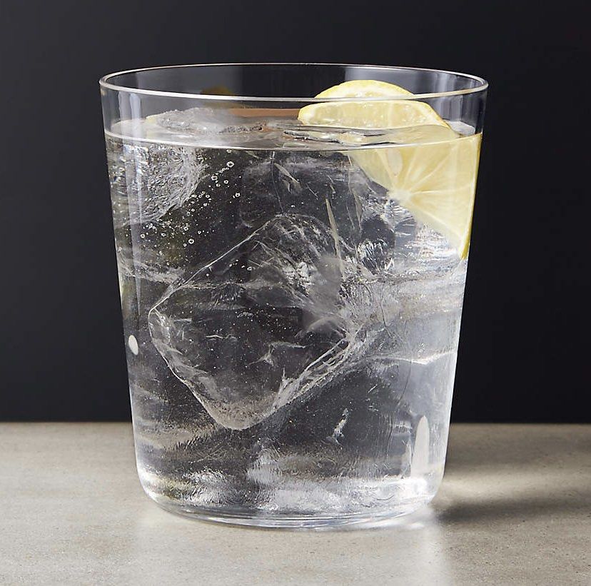 cb2 acrylic double oldfashioned glass crate and barrel minimal scandi